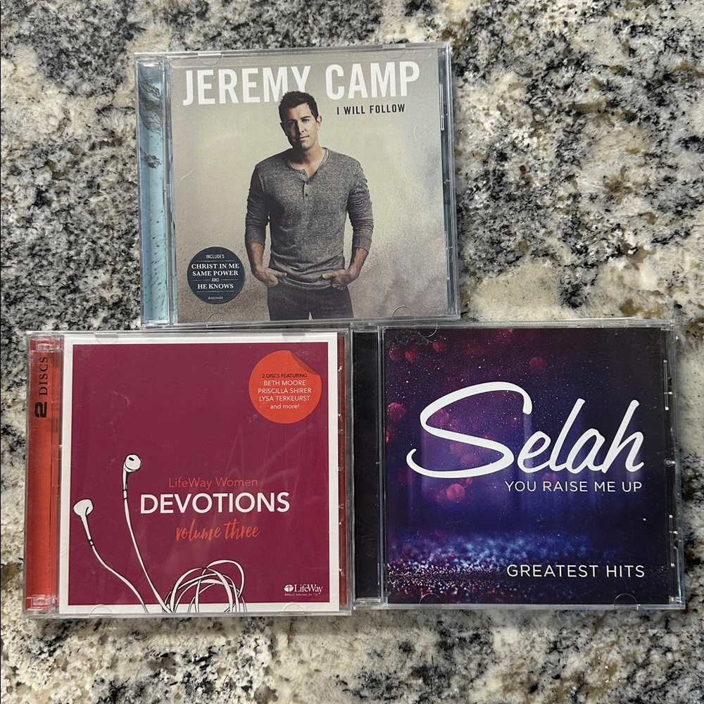 Christian Music CD Collection (Jeremy Camp, Hillary Scott, Lauren Daigle, Selah)